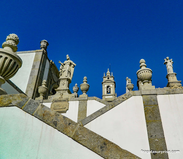 Escadaria do Santuário de Bom Jesus do Monte em Braga, Portugal