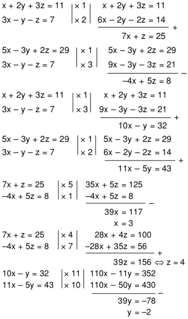 Selesaikan Sistem Persamaan Linear Tiga Variabel Berikut X 2y