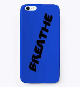 Breathe iPhone Case Strong Blue