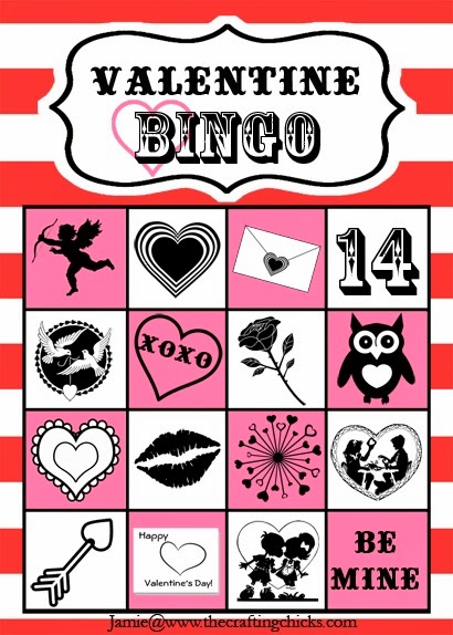 Download Free Valentine's Day Bingo Cards Printable