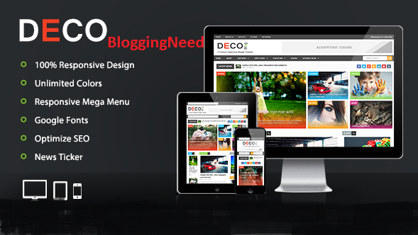 Deco-Blogger-Template 