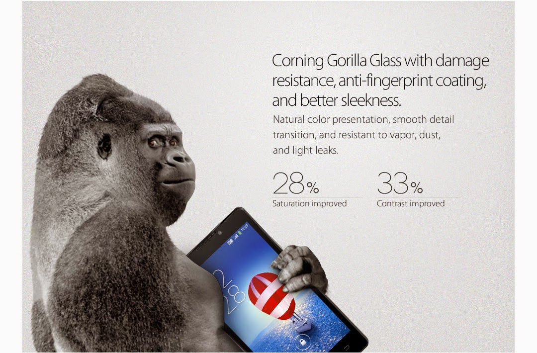 layar Gorilla Glass