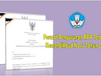 Format Penyusunan RPP Terbaru Kemendikbud No 14 Tahun 2019