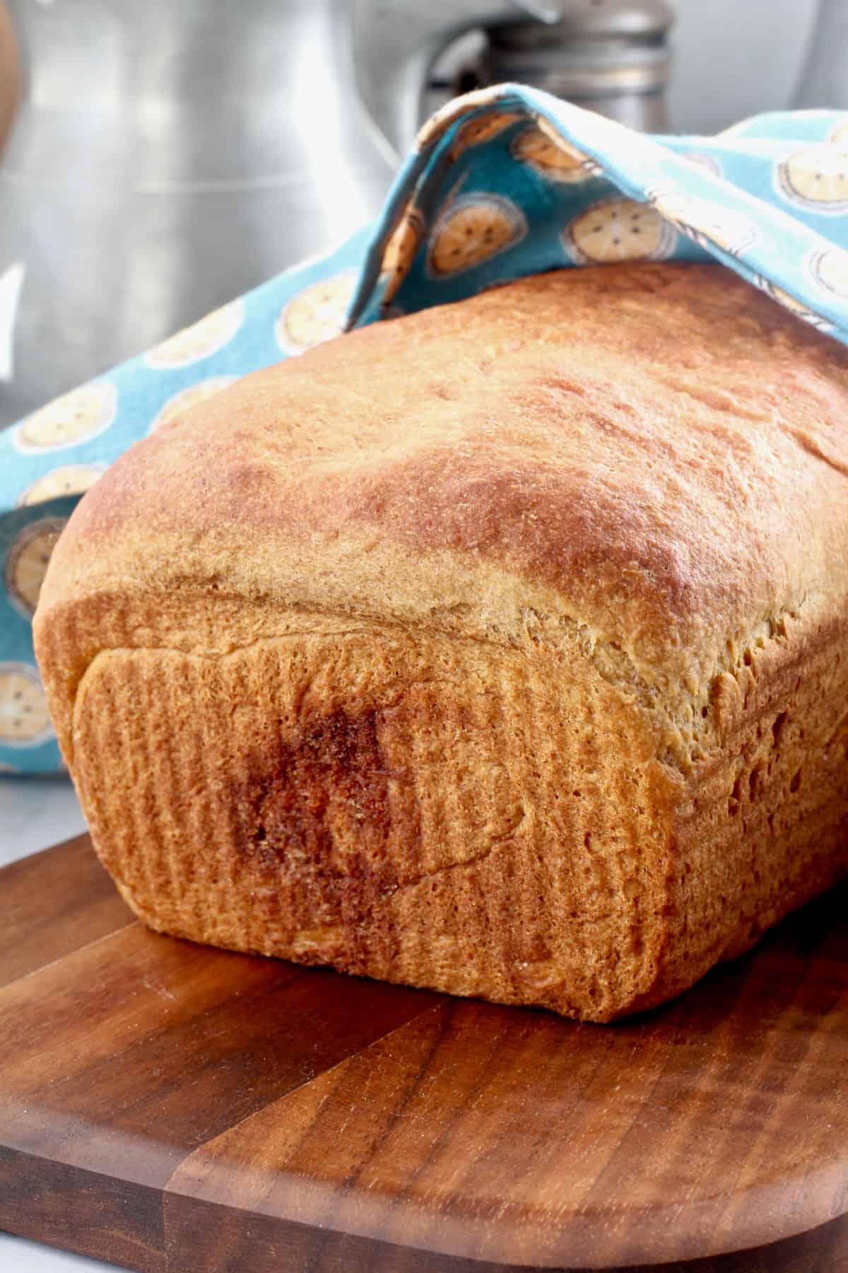 USA Pullman Pan Sandwich Loaf Recipe with 100% Freshly Milled Wheat -  Grains and Grit
