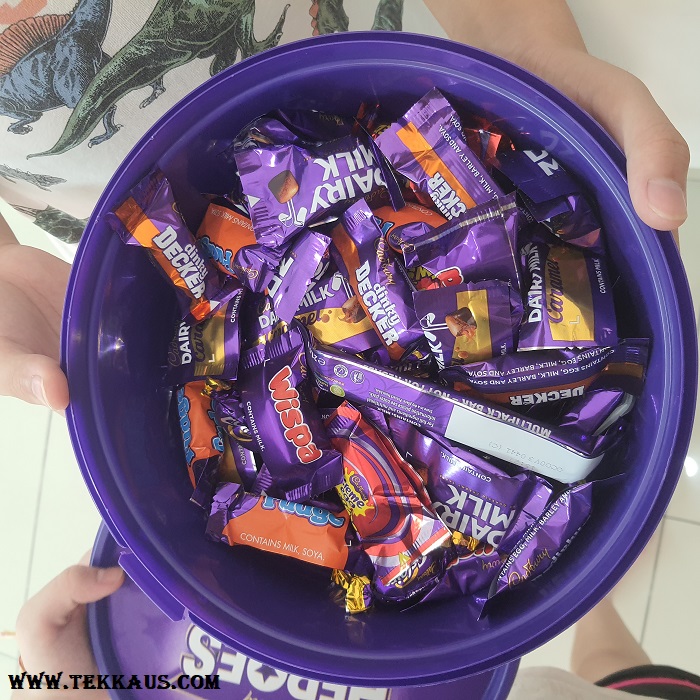 Our Cadbury Heroes Chocolate Tub