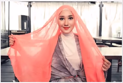 Tutorial Hijab Dian Pelangi Via Gambar Termudah