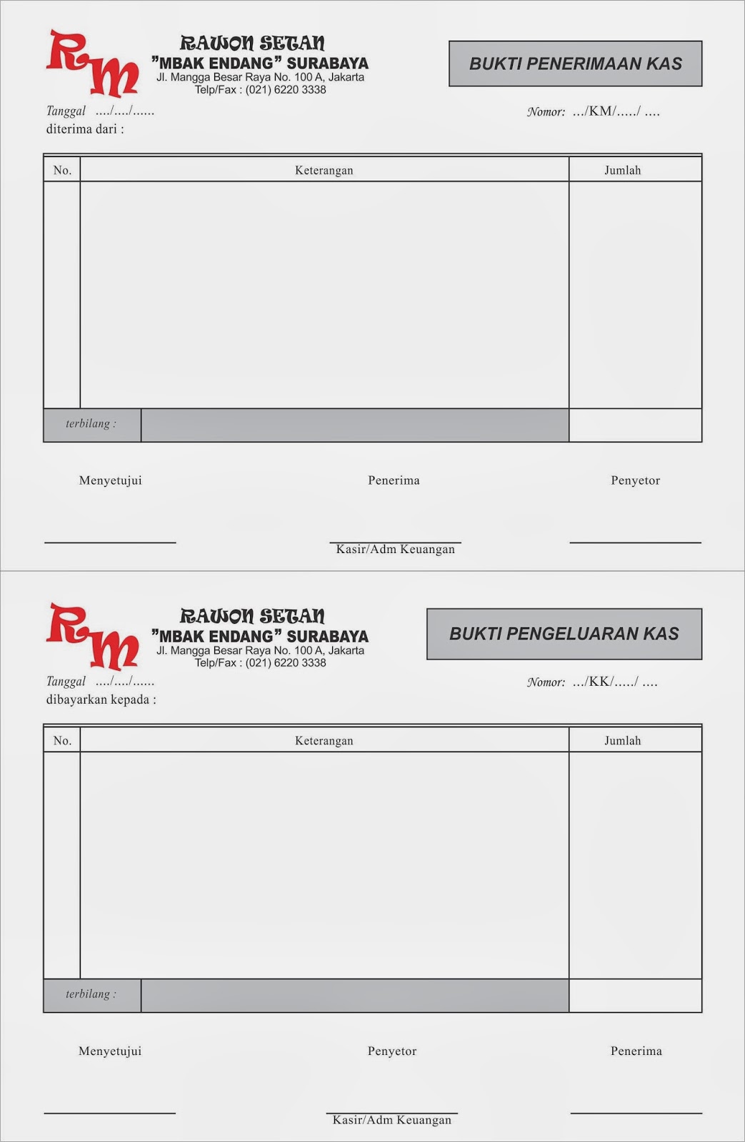 Bukti Transaksi ~ Celoteh Hati