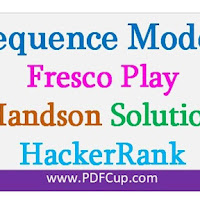 Sequence Models Fresco Play Handson Solution HackerRank