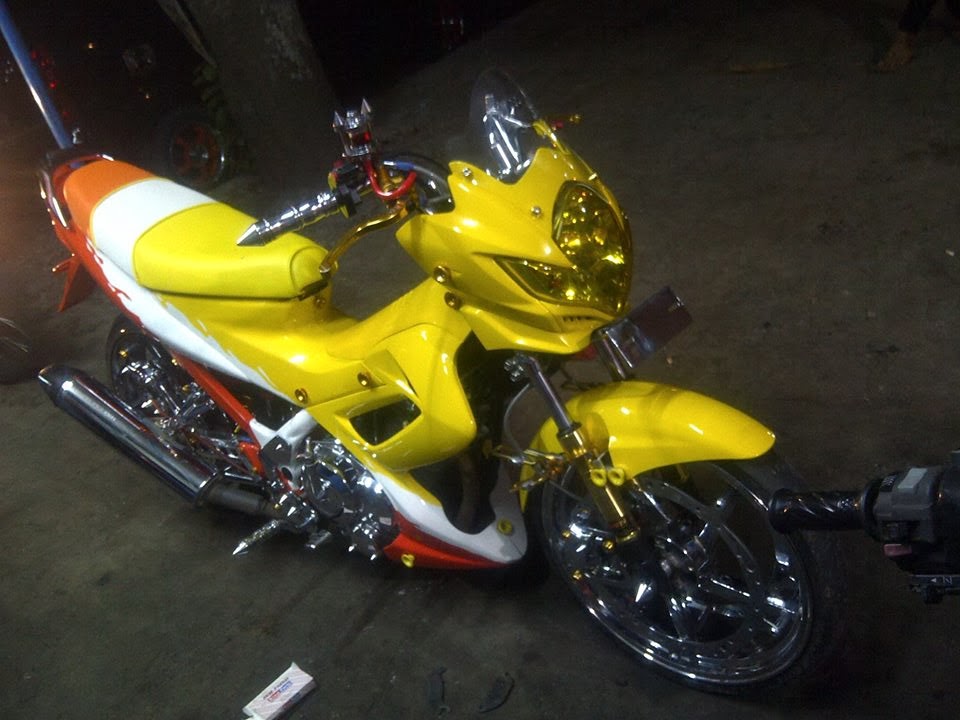 Modif Motor Bebek Jadi Motor Sport