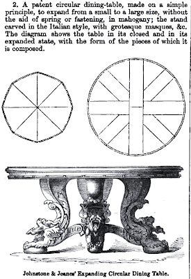 Johnstone & Jeanes’ Expanding Circular Dining Table