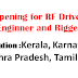 Job opening for RF Drive Test Enginner and Rigger- South India 