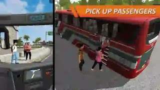 Pick up passengers Bus simulator indonesia