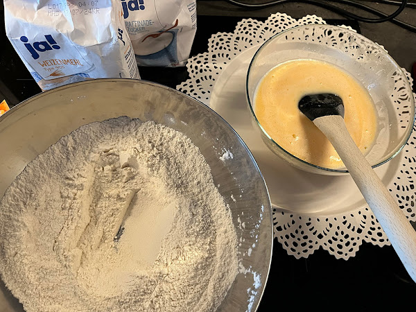 muffins in preparation