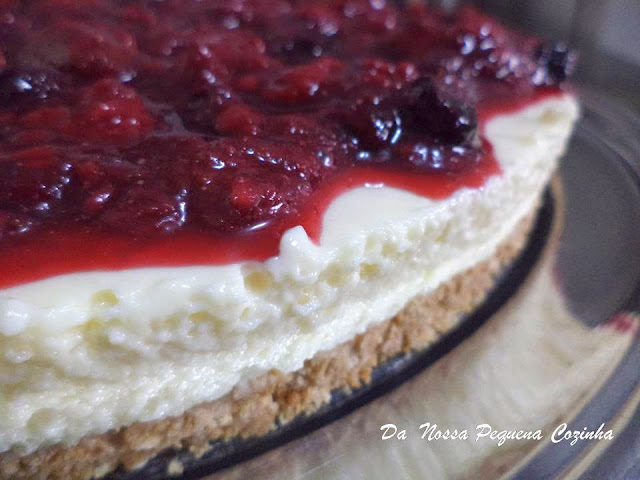 Cheesecake com Frutas Vermelhas