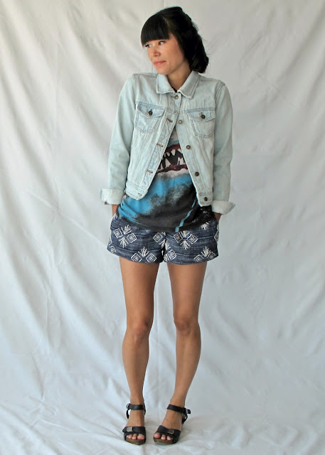 shorts with free pattern