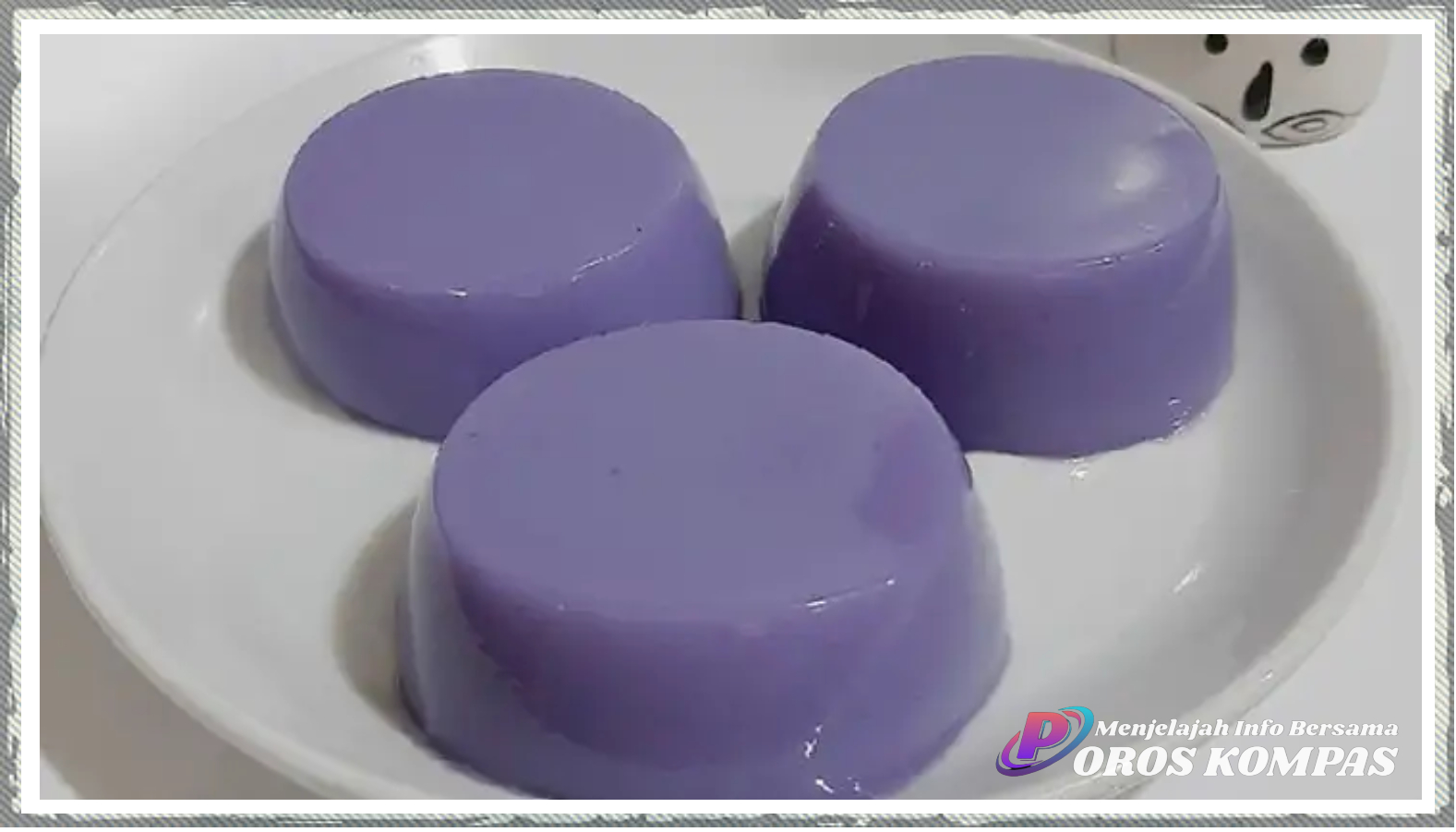 Resep dan Cara Membuat Silky Puding Taro