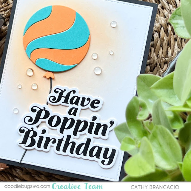 Spellbinders Poppin Birthday and Color Block Balloons