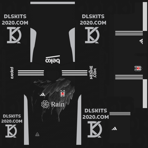 Besiktas PLS Kits 2023-2024 Released Adidas - Pro League Soccer Kits 2023 (Away)