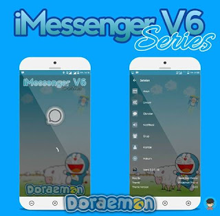 iMessenger V6 Series Doraemon Theme V3.0.0.18 APK Transparan