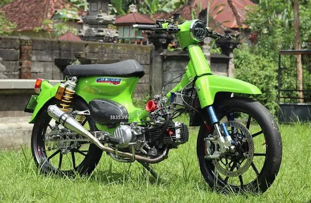 Honda C70 Modifikasi Hedon Tembus Rp 100 jt an