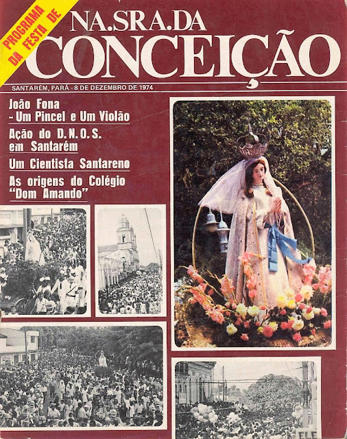 PROGRAMA DA FESTA DE NOSSA SENHORA DA CONCEIÇÃO DE 1974