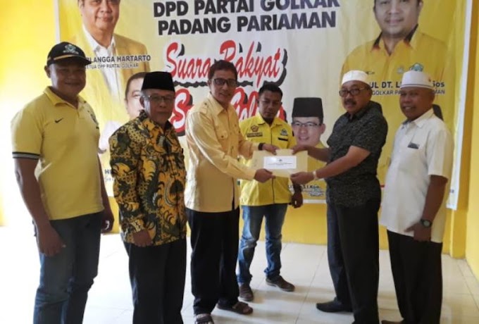 DPD II Partai Golkar Padang Pariaman Mulai Buka Pendaftaran Bakal Calon Bupati