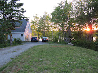 Sunset at House on the Cove, 28 May 2010