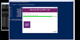 Server Core Setup dotnet SDK