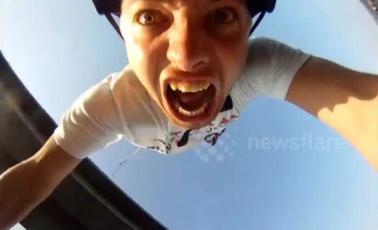 Hilarious Bungee Jumping face Expressions