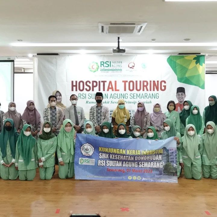 KKI 2022, SMK Kesdon Mengunjungi RSI Sultan Agung Semarang