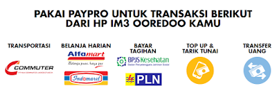 Kegunaan PayPro Indosat Indonesia