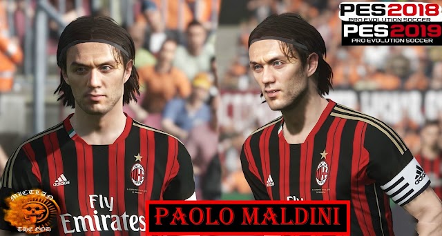 PES 2019 Paolo Maldini Face By MictlanTheGod