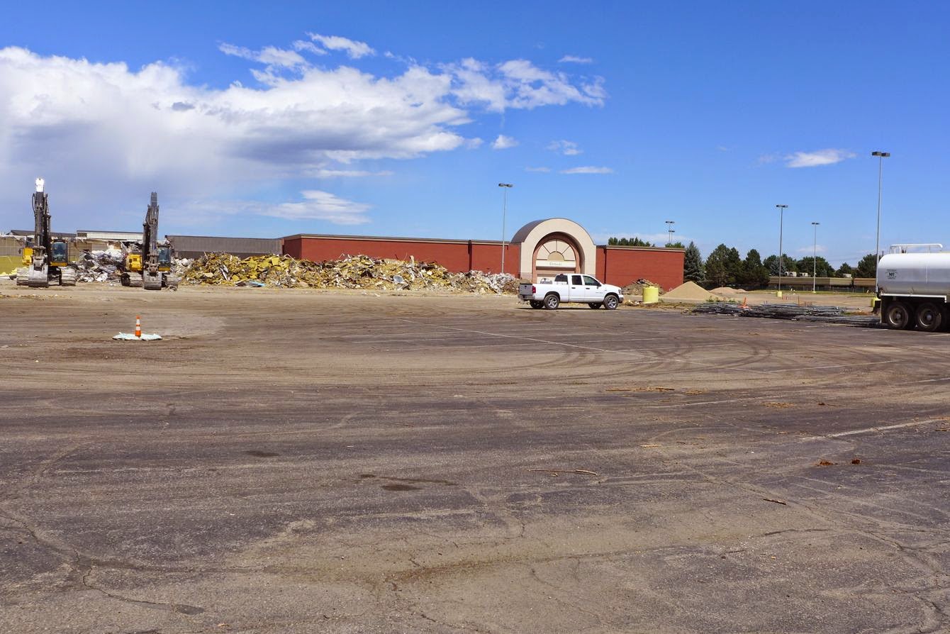 ... and the Dillards store are still standing but probably not for long