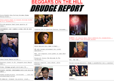 Drudge Report on Drudge Report 2009   Png