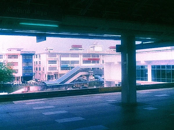 Half Frames, Olympus Pen EE-S, Down the LRT Line II 05