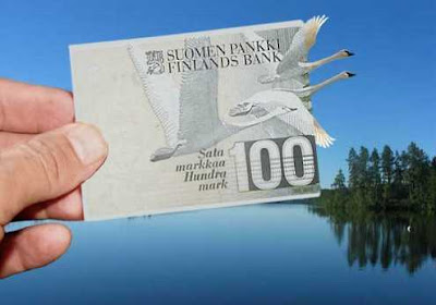 Photoshop illusions of money