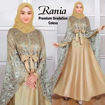 55 Model Baju Gamis Pesta Trendy Terbaru 2020 Muda Co Id - Baju gamis pesta mewah