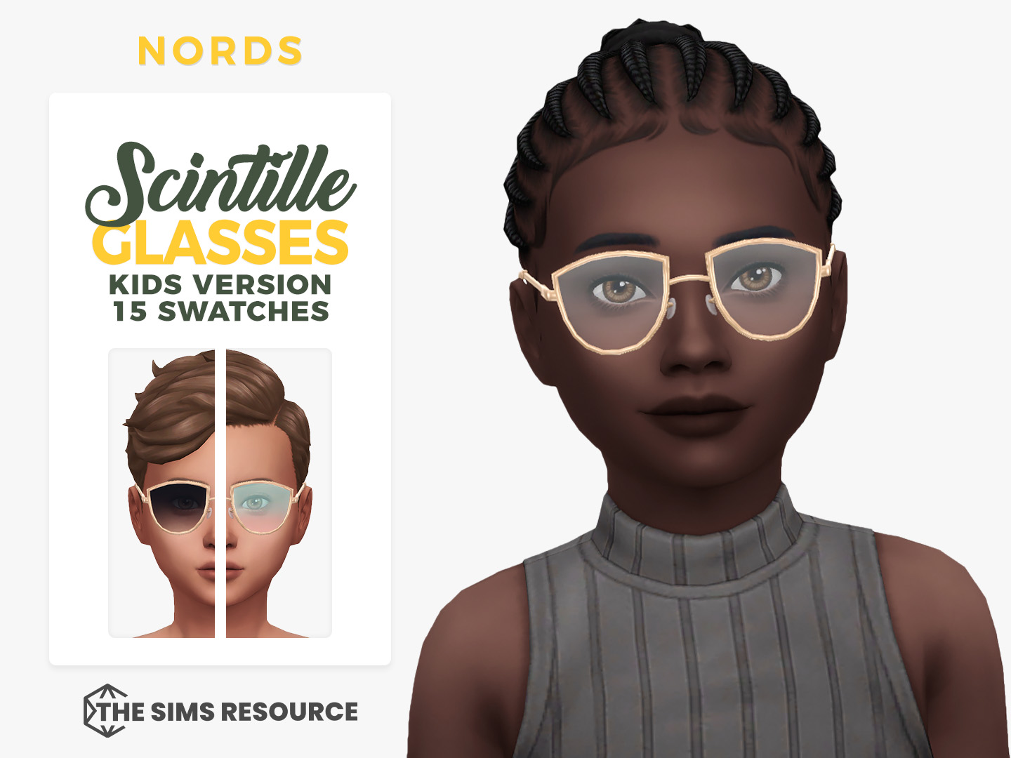 Scintille Glasses Sunglasses Sims 4 CC Accessories