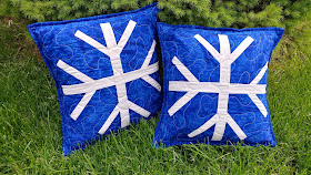Snowfall pillows