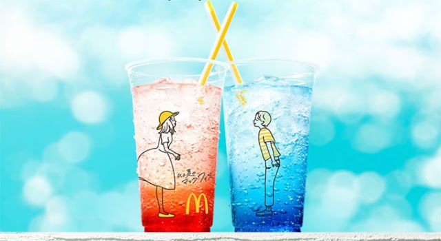 Creative People Turned McDonald Japan Lover Drinks Cups Into Funny Illustrations