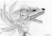 Naruto Kyubi anime manga