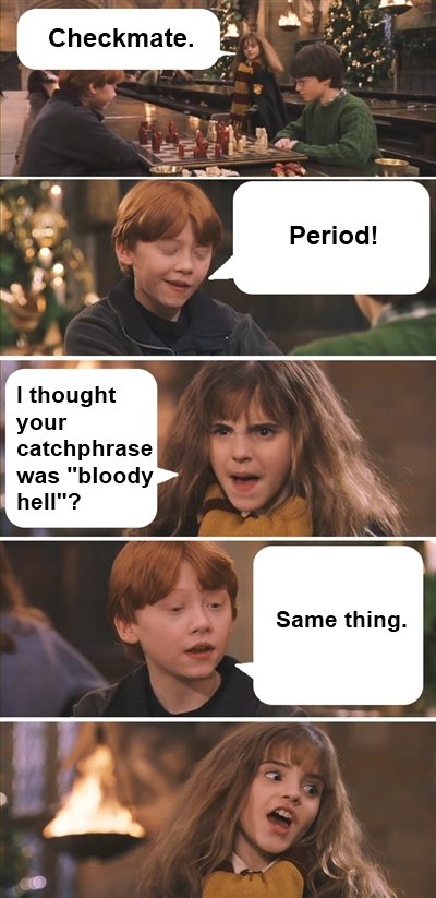 oh ron you so silly