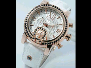 Jual jam tangan Aigner romawi  white leather