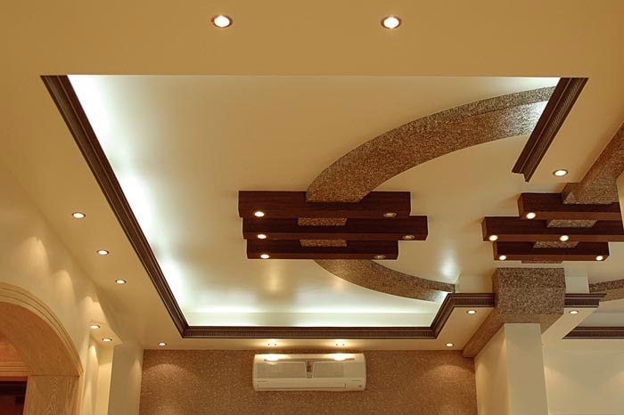 Modern False ceiling designs for living room interior designs 2014