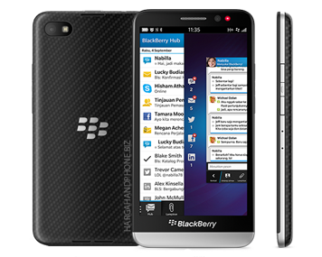 Untuk bersaing dengan smartphone papan atas dipangsa pasar ponsel cerdas BlackBerry Z30 Spesifikasi dan Harga