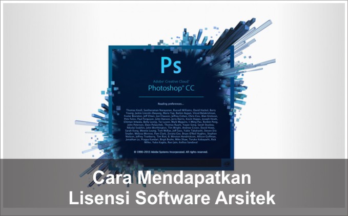 cara beli lisensi software arsitek