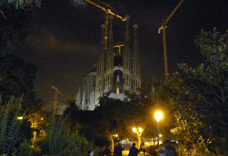 La Sagrada Familia de Gaudí, Barcelona.