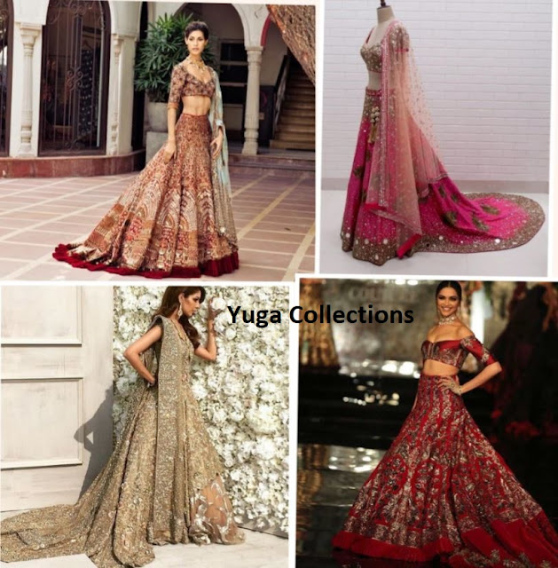 Trail Layered Lehengas