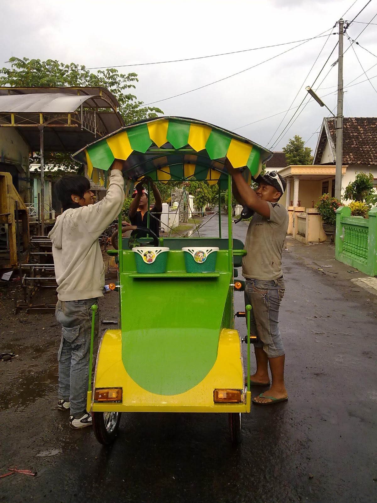 BECAK GOWES  BECAK CINTA  BECAK GALAU  BECAK HIAS 