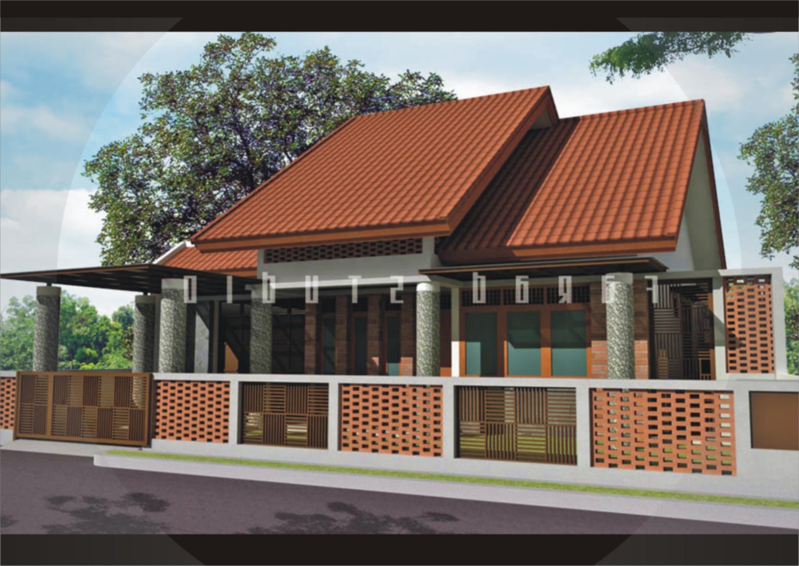 62 Desain Rumah Minimalis Bata  Ekspos  Desain Rumah 